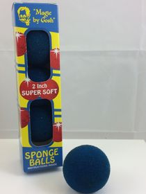 Sponge Balls 2 inch Super Soft BLUE by Goshman