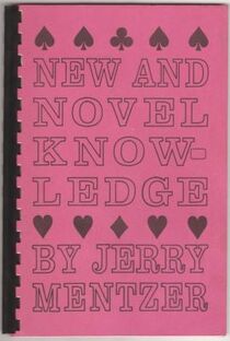 New and Novel Knowledge book by Jerry Mentzer